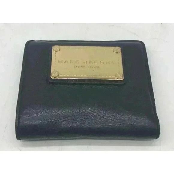 AUTH Marc Jacobs black leather wallet‎ - Picture 1 of 7